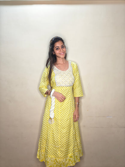 PickCell Premium Handwork Kurti With Bottom & Dupatta