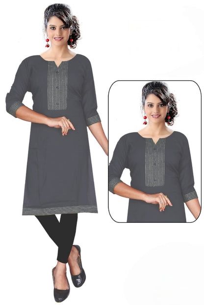 PickCell Gold Line Rayon Kurti  Elegant Ethnic Wear for Women | Party & Daily Wear