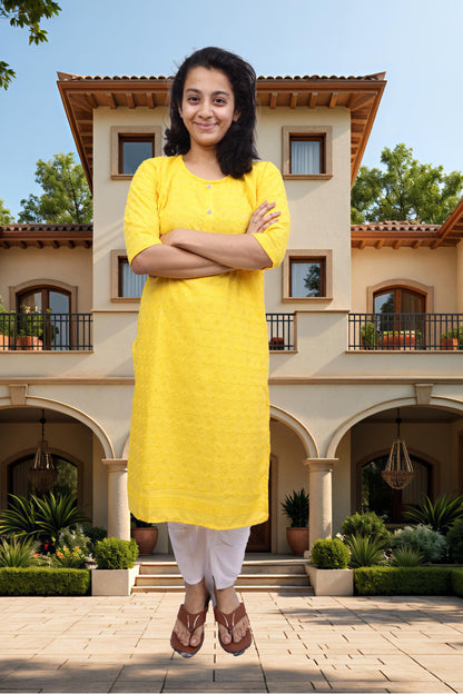 PickCell Embrodiary Kurti