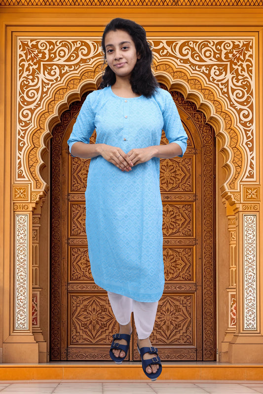 PickCell Embrodiary Kurti