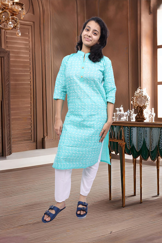 PickCell Embrodiary Kurti