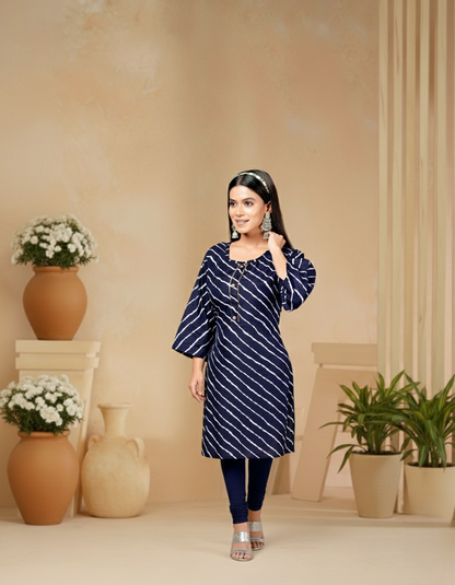 PickCell Lehariya Kurti for Women