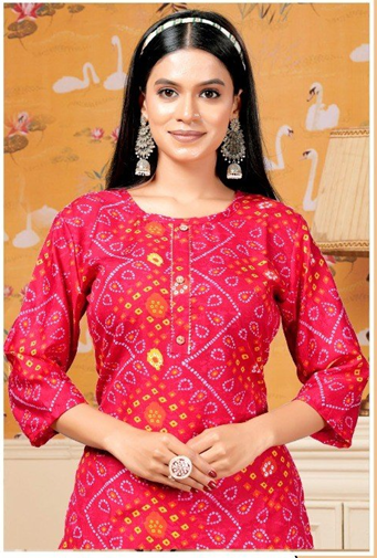 PickCell Bhander Kurti for Women