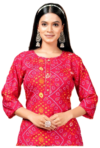 PickCell Bhander Kurti for Women