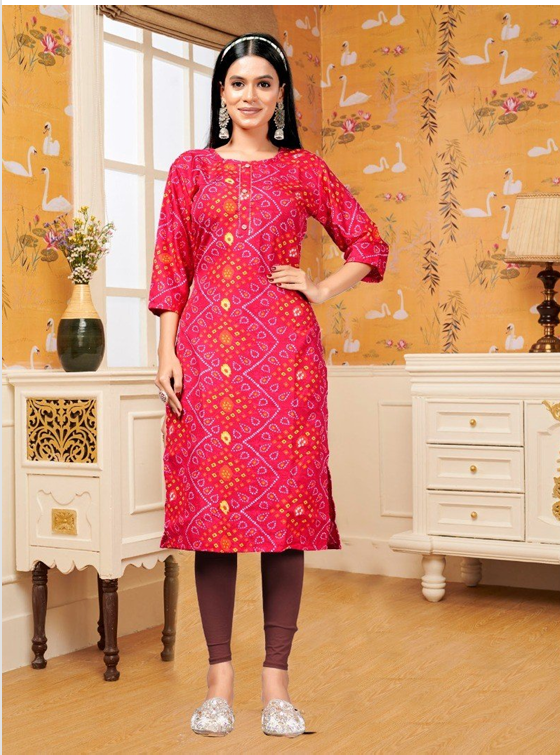 PickCell Bhander Kurti for Women