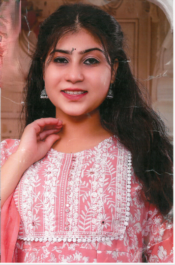 PickCell Cotton Embrodiary Work Long Frock Style Kurti with Bottom & Dupatta