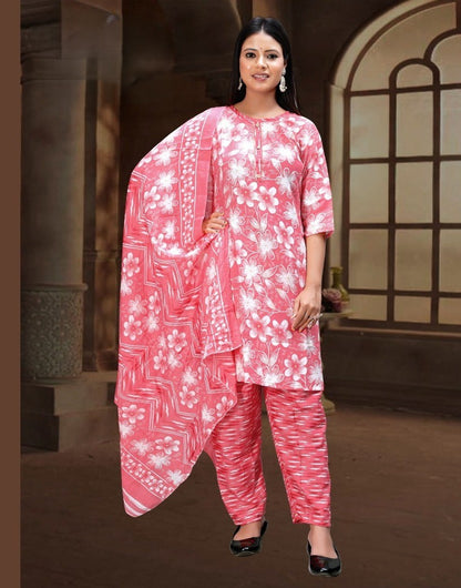 PickCell Women Kurti with Botttom & Dupatta (3 pcs set)