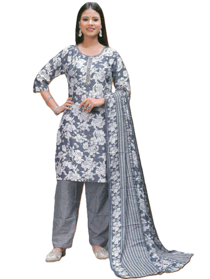 PickCell Women Kurti with Botttom & Dupatta (3 pcs set)