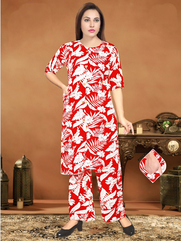 PickCell Heavy Reyon Printed Long Coord Set  for Women