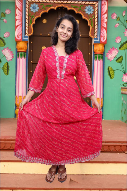 PickCell Premium Embrodiary Long Gown