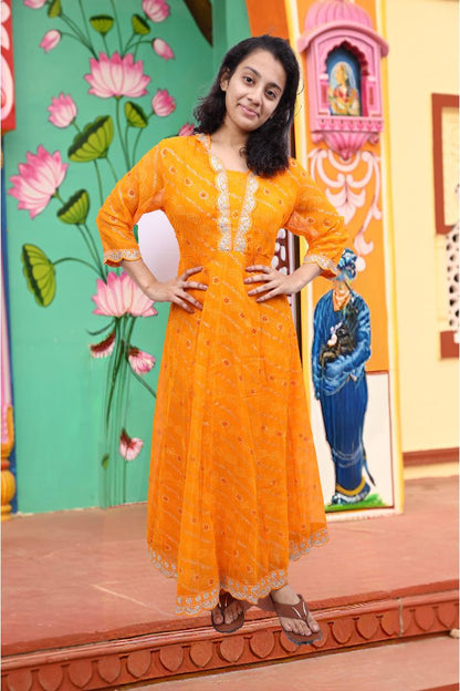 PickCell Premium Embrodiary Long Gown