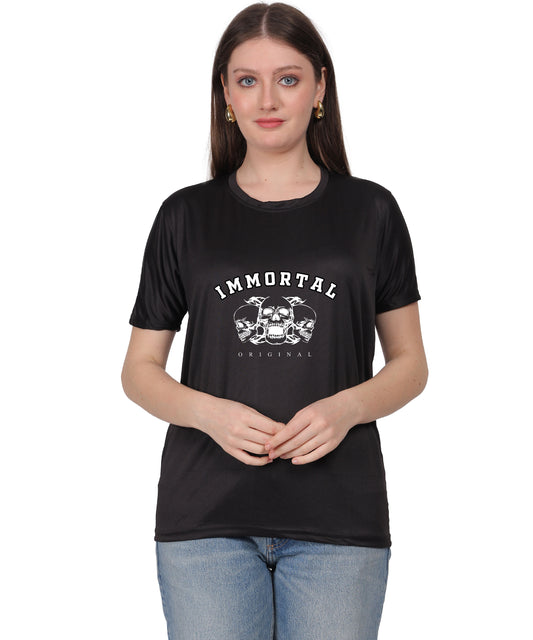 Dragon Graphic Print Cotton T-Shirt, Short Sleeve, Crew Neck, Casual Wear