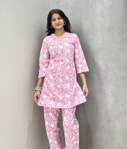 PickCell Printed Coord Set for Women