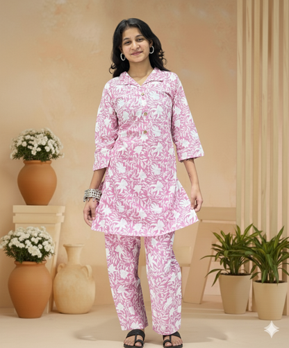 PickCell Printed Coord Set for Women
