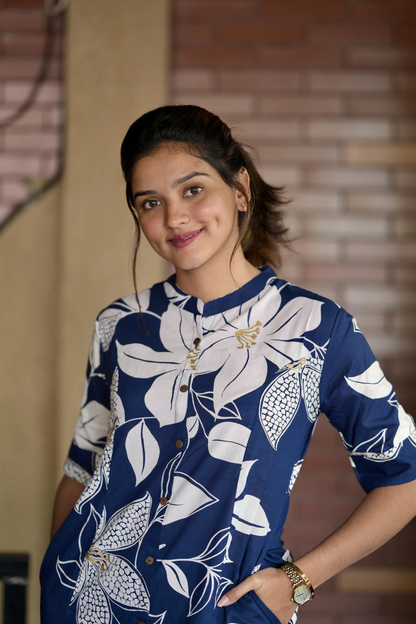 PickCell Premium Pure Cotton Printed Coord Set for Women