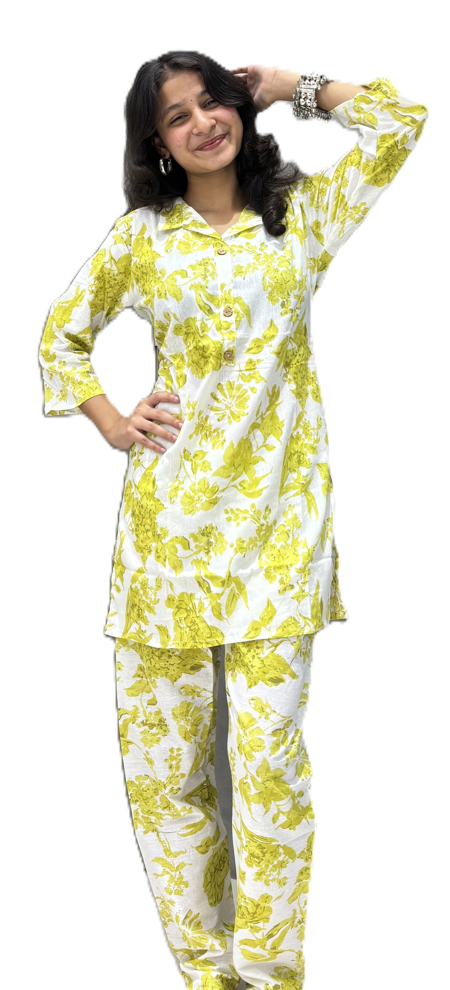 PickCell Printed Coord Set for Women