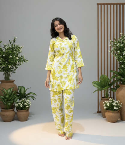 PickCell Printed Coord Set for Women