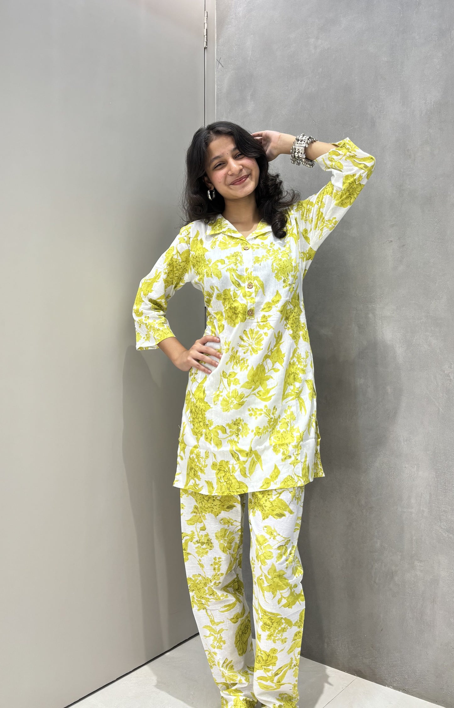 PickCell Printed Coord Set for Women
