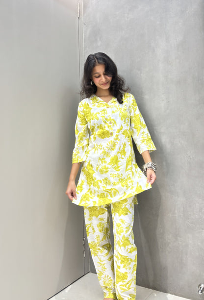 PickCell Printed Coord Set for Women