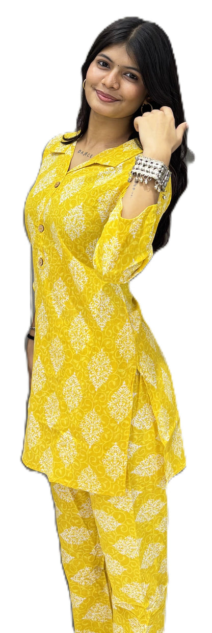 PickCell Printed Coord Set for Women