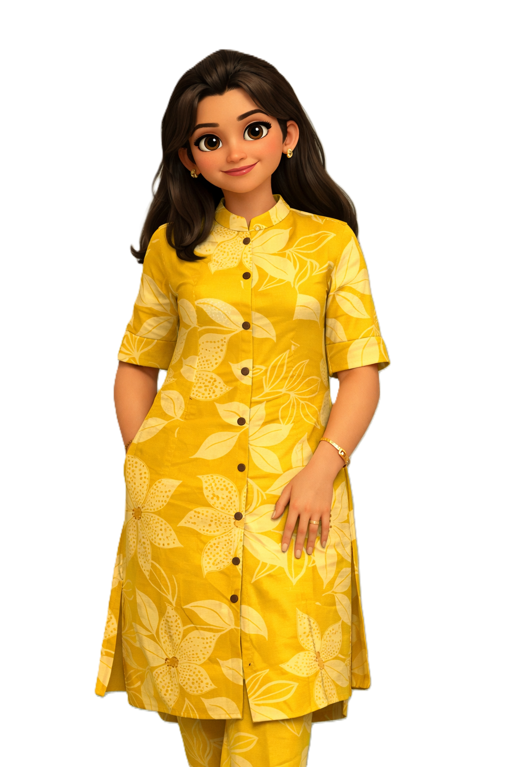 PickCell Premium Pure Cotton Printed Coord Set for Women