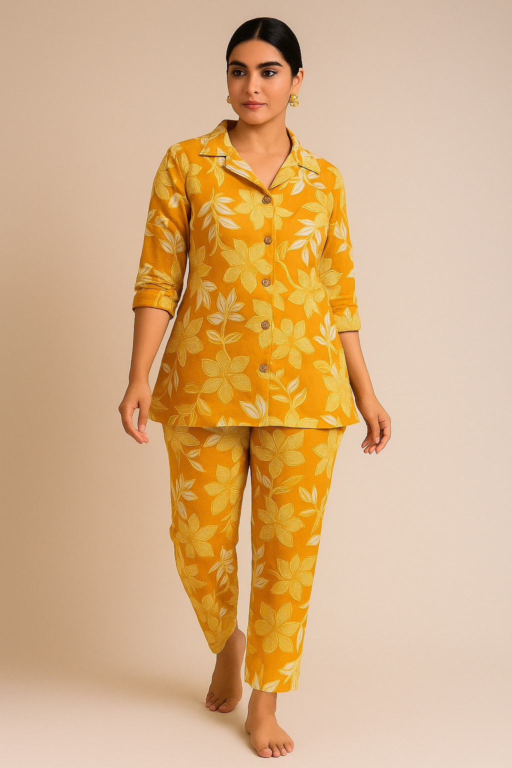 PickCell Printed Coord Set for Women