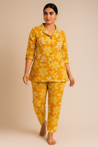 PickCell Printed Coord Set for Women