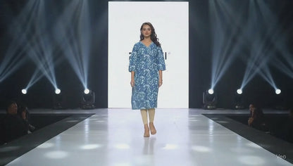 PickCell Printed Long Kurti – Poly Cotton Fabric