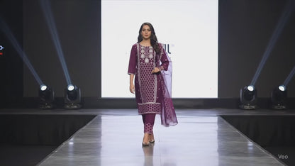 PickCell Designer Roman Silk Embroidered Kurti Set with Bottom & Dupatta – Premium Ethnic Wear for Women & Girls